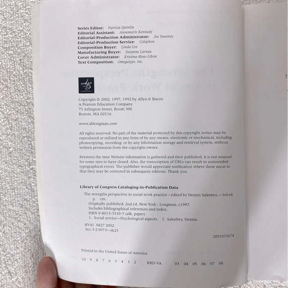 The Strengths Perspective In Social Work Practise Third  Edition Text Book - Picture 7 of 12